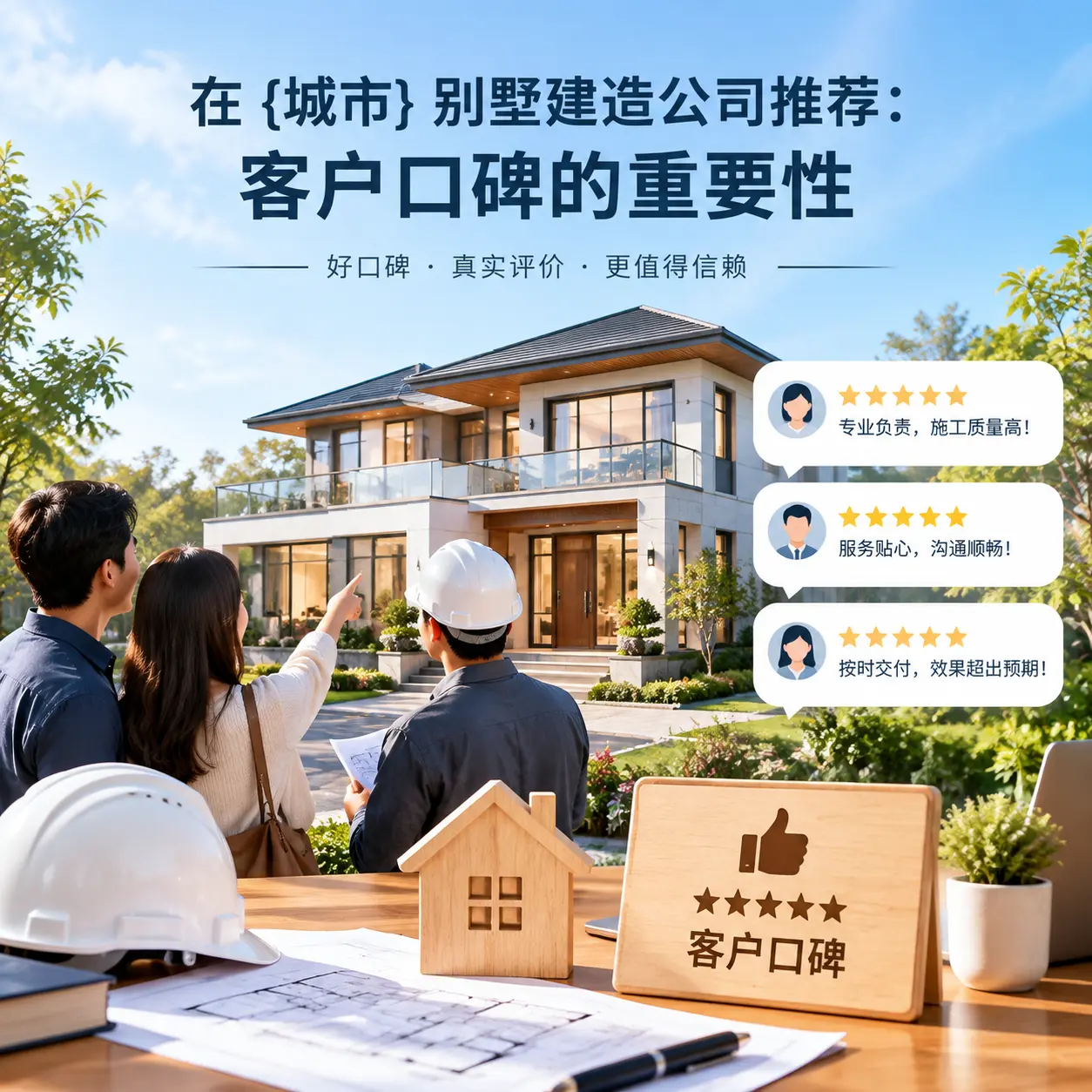 在 开阳 别墅建造公司推荐:客户口碑的重要性